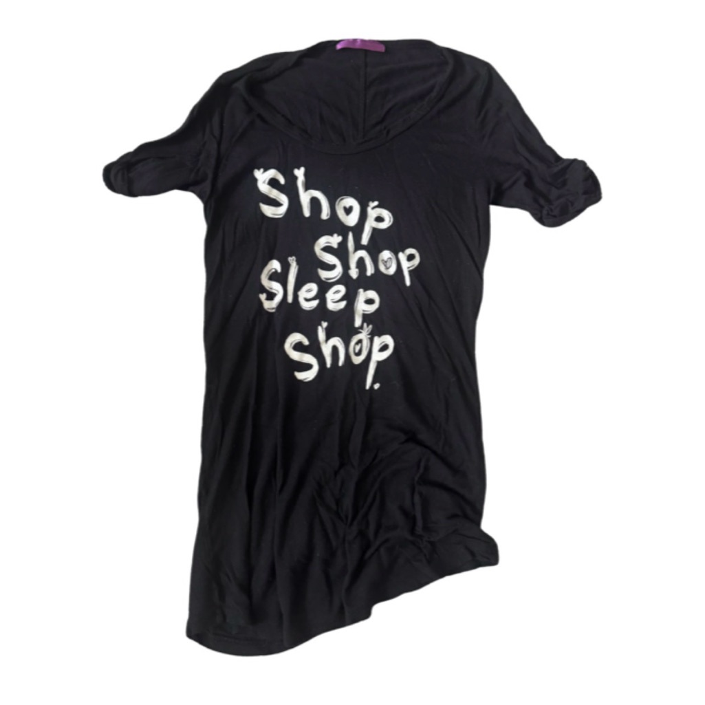 Black Graphic Pajama Dress Shop Shop Sleep Shop